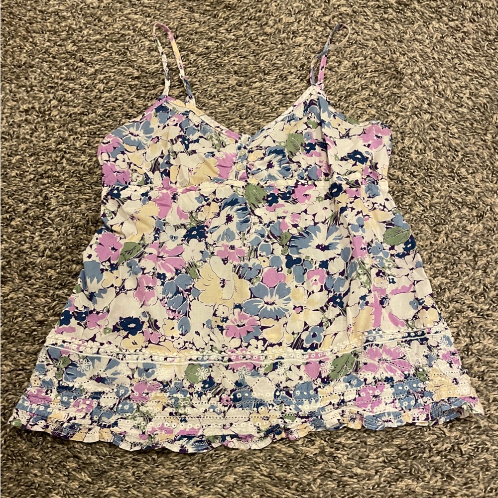 Aeropostale Floral Tank Top